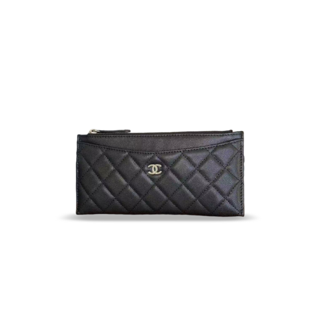 Ch**el caviar zipup long wallet a84107 (19.5*10*2cm)